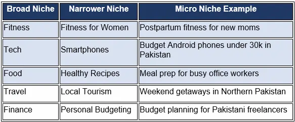how to find micro niche for blogging