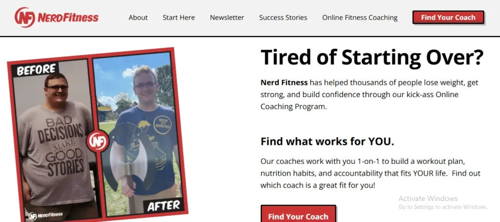 how to choose a blog niche - nerd fitness